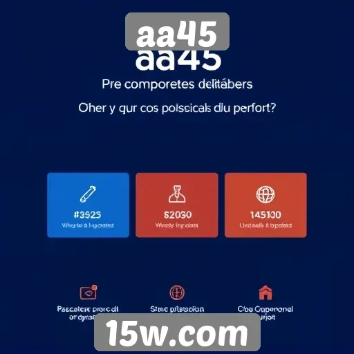 Explorando as funcionalidades do site aa45